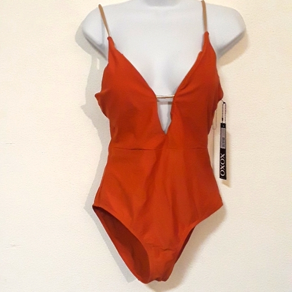XOXO Other - *C1- NEW XOXO SPICE COLOR SZ. MED ONE PIECE  BATHING SUIT w/ ORIG. TAGS